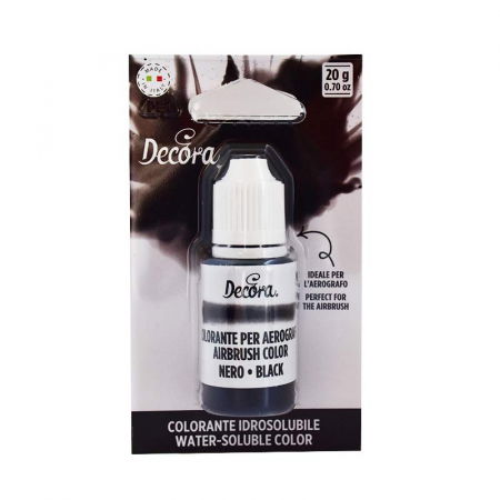 Coloranti Alimentari - Colorant Alimentar Lichid Hidrosolubil Negru 20 g