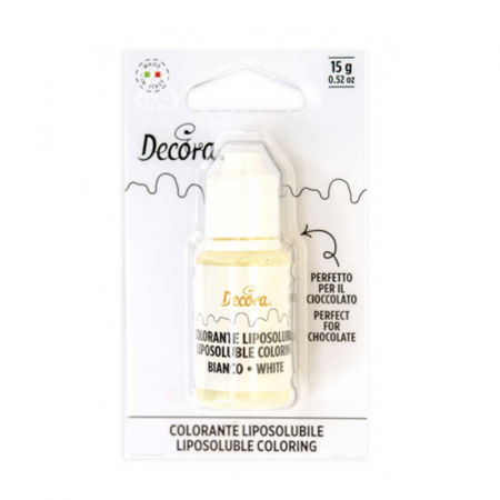 Coloranti Lichizi Liposolubili - Colorant Alimentar Lichid Liposolubil, Alb, 15 g