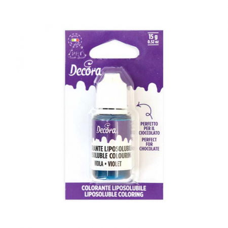 Coloranti Alimentari - Colorant Alimentar Lichid Liposolubil, Violet, 15 g