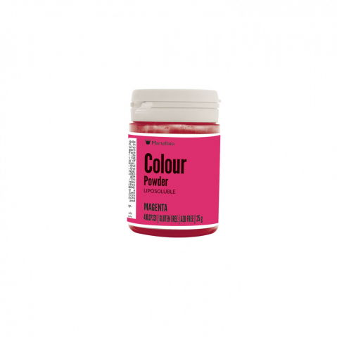 Coloranti Alimentari - Colorant Alimentar Liposolubil Pudra, Magenta fara E171, 25 gr