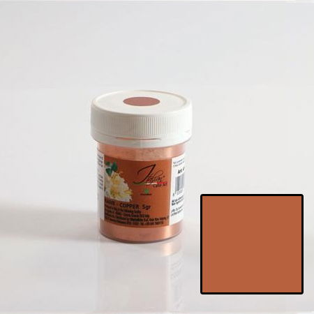 Coloranti Alimentari - Colorant Alimentar Liposolubil Pudra Metalizata, Arama/Cupru, 5 g - Azo Free