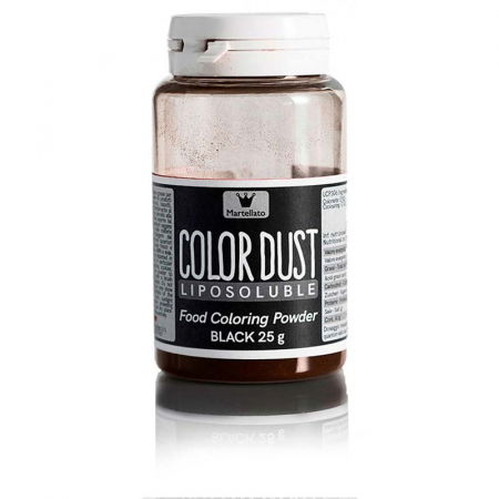 Coloranti Alimentari - Colorant Alimentar Liposolubil Pudra, Negru fara E171, 25 g - Azo Free