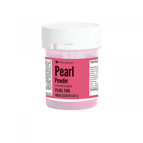 Coloranti Alimentari - Colorant Alimentar Liposolubil Pudra Perlata, Roz fara E171, 5 g