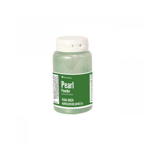 Coloranti Alimentari - Colorant Alimentar Liposolubil Pudra Perlata, Verde fara E171, 25 gr - Azo Free
