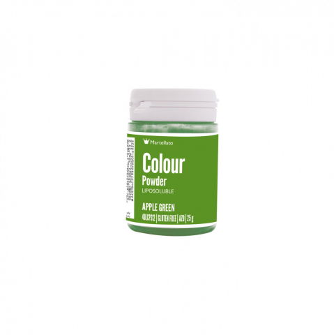 Coloranti Alimentari - Colorant Alimentar Liposolubil Pudra, Verde Mar fara E171, 25 gr
