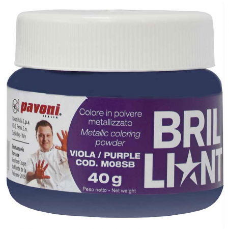 Coloranti Alimentari - Colorant Alimentar Pudra Liposolubil Lila fara E171, 40 g