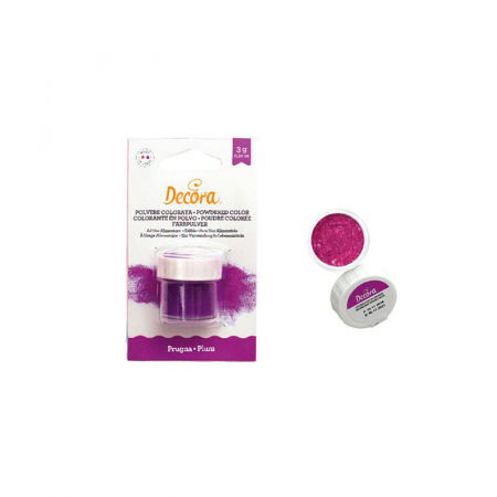 Coloranti Alimentari - Colorant Alimentar Pudra Mov Pruna Perlata, Extractie Naturala, 3g