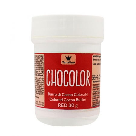 Coloranti Unt de Cacao Liposolubili - Colorant cu unt cacao Rosu, 30 g Azo