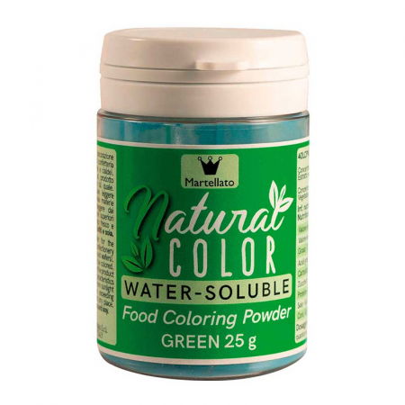 Coloranti Alimentari - Colorant Natural Hidrosolubil Pudra Verde 25 g
