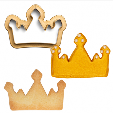 Decupatoare - Coroana - Decupator Plastic 7 x 5 x H 2.2 cm