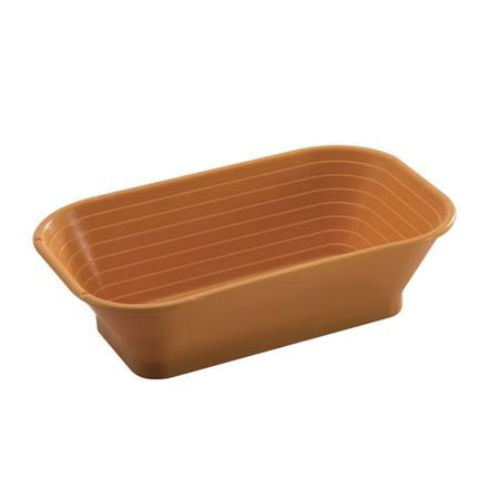 Brutarie, Patiserie - Ustensile - Cos Forma Alungita din Polipropilena pentru Dospire Produs, 24 x 14 cm, 750 g