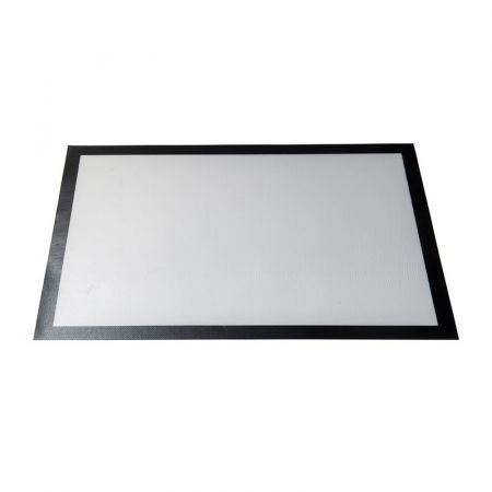 Cofetarie - Ustensile - Covoras Antiaderent Silicon Alb cu Fibra de Sticla, 62 x 42 cm