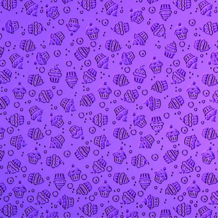 Covorase Silicon Decor Relief - Covoras Silicon 60x40, Decor Cupcakes
