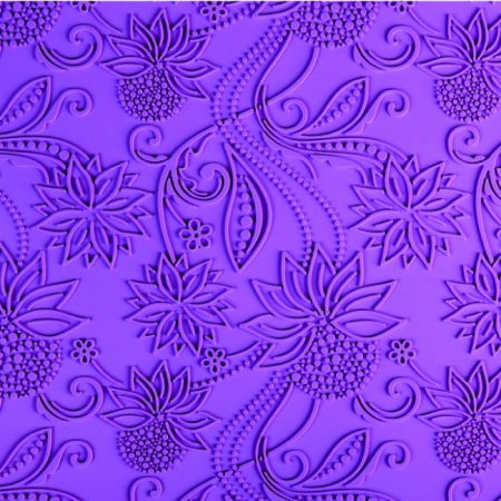 Covorase Silicon Decor Relief - Covoras Silicon 60x40, Decor Flori Mari