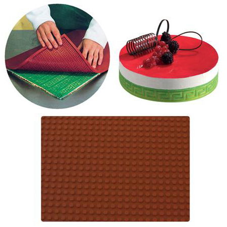 Cofetarie - Ustensile - Covoras Silicon Blat Decor Relief Model Buline, 60x40 cm