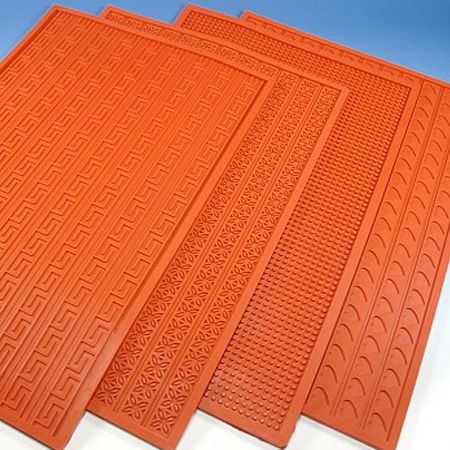 Covoras Silicon Blat Decor Relief Model Fantezie, 60x40 cm [2]