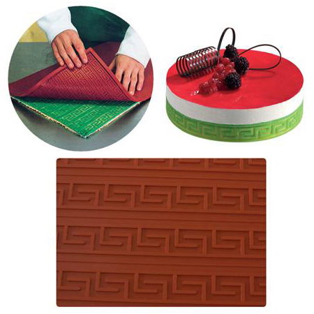 Cofetarie - Ustensile - Covoras Silicon Blat Decor Relief Model geca, 60x40 cm