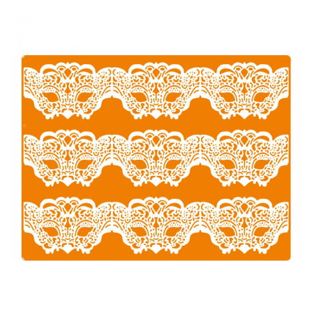 Cofetarie - Ustensile - Covoras Silicon Dantela, 3 Benzi 37.4x8 cm