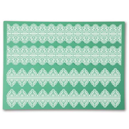 Mulaje Decor Dantela - Covoras Silicon Dantela, 4 Benzi 36x6.5 cm