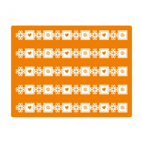 Cofetarie - Ustensile - Covoras Silicon Dantela, 5 Benzi 35x3 cm