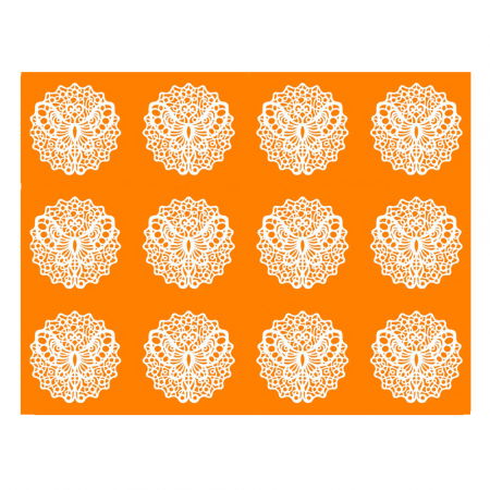 Cofetarie - Ustensile - Covoras Silicon Dantela Rotunda Ø 7.9 cm