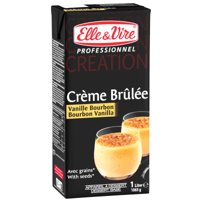 Bacanie - Crema Brulee, baza desert cu seminte de vanilie de Madagascar