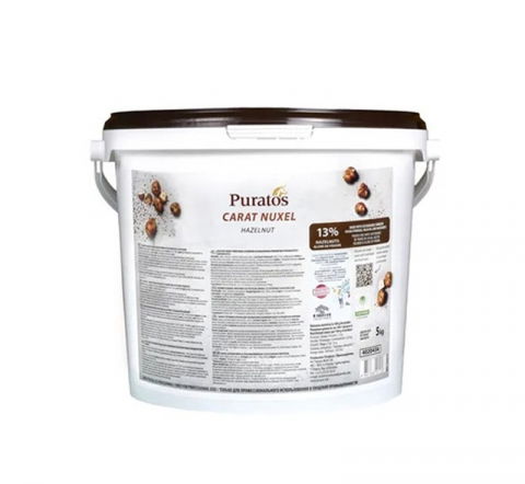 Glazuri, Napaj, Creme Cofetarie - Crema de Alune de Padure 13% și Cacao Puratos, 5 Kg