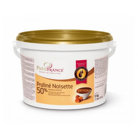 Glazuri, Napaj, Creme Cofetarie - Crema PatisFrance Alune de Padure 50%, 5 Kg