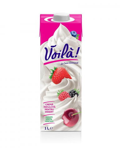 Materii Prime, Ingrediente - CREMA DESERT VOILA, Frisca vegetala, 1 L