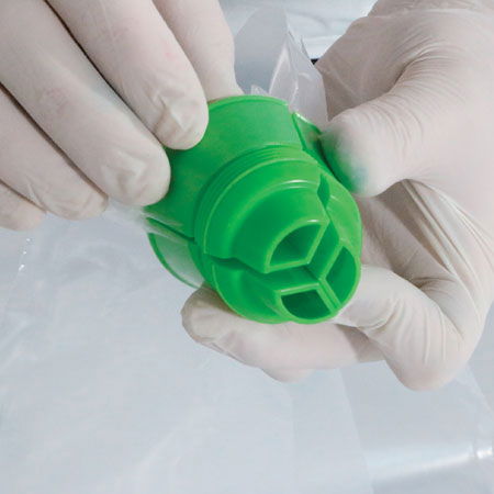 Cuple Mari Duiuri / Sprituri, Decor 2 si 3 culori, Ø Baza 5.5 cm, Ø Varf 2 cm, H 5 cm, Set 2 Buc [3]