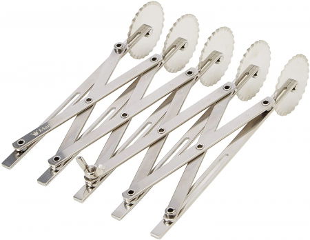 Brutarie, Patiserie - Ustensile - Cutit Inox Extensibil cu 5 Lame Circulare Festonate