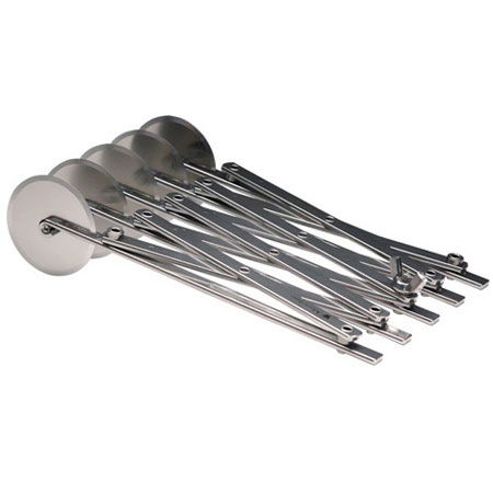 Cutit Inox Extensibil cu 5 Lame Circulare Netede, Reglabil între 1 și 12,5 cm, Martellato [4]