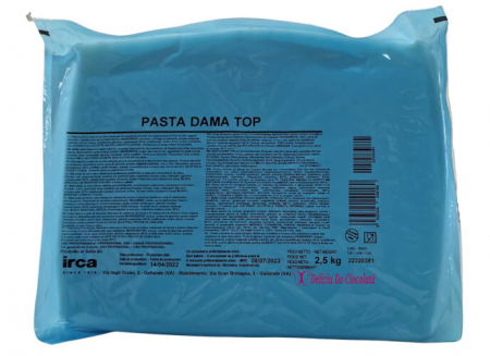 Pasta de zahar de acoperit si decoruri - DAMA TOP Pasta de Zahar Alba, Acoperire, Decoruri si Flori, 2.5 kg, IRCA