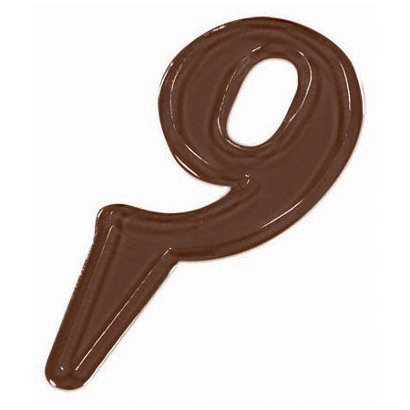 Ciocolaterie - Matrite, Ustensile - Decor Cifre 0-9 - Matrita Plastic Ciocolata