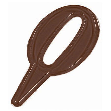 Decor Cifre 0-9 - Matrita Plastic Ciocolata [2]