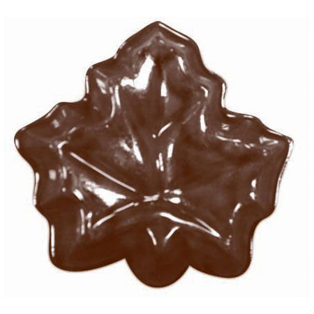 Ciocolaterie - Matrite, Ustensile - Decor Frunze Artar Ø 3.3 cm - Matrita Plastic Ciocolata