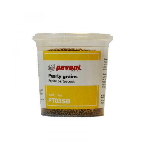 Decoratiuni Comestibile, Decor Tort - Decor Granule Ciocolata Neagra Auriu, 120 gr