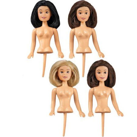 Ustensile si Accesorii Tort - Decor Necomestibil Tort, Set 4 MiniPapusi H 11.5 cm