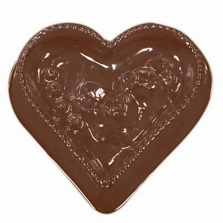 Ciocolaterie - Matrite, Ustensile - Decor / Plachete Inimioare Ø 8 cm - Matrita Plastic Ciocolata