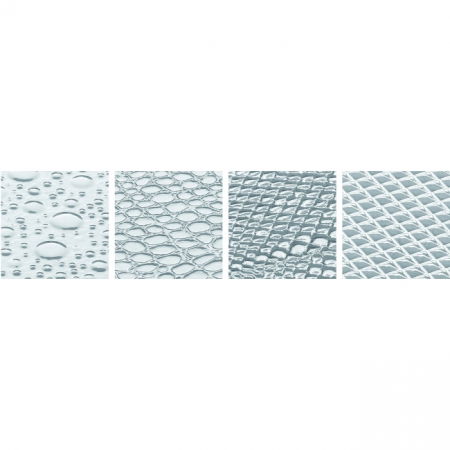 Ustensile Diverse Ciocolaterie - Decor Relief Ciocolata, Praline - Set 32 Folii Plastic 40x25 cm, 4 modele