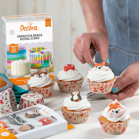 Decor Zahar - Animale Padure Ø 3.5 si 4 cm, 6 modele, 6 buc [2]