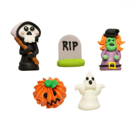 Decor Zahar - Figurine Halloween 3D Ø 2 - 4.3 cm, 5 modele, 6 buc [2]