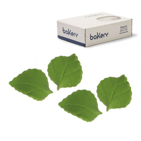 Decoratiuni Comestibile, Decor Tort - Decor Zahar - Frunze Ø 2.5 cm, 150 buc