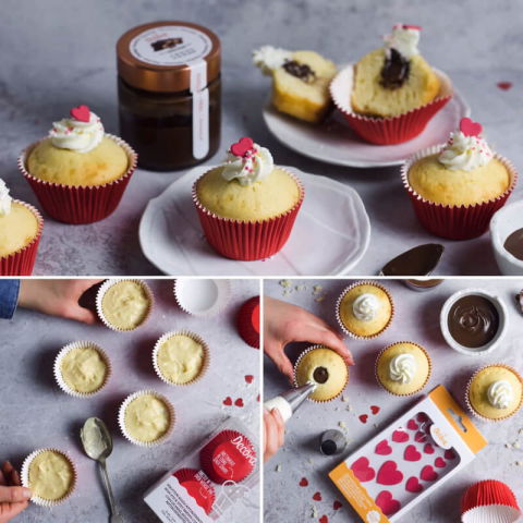 Decor Zahar - Inimioare Rosii Ø 1.5, 2 si 3 cm, 16 buc [3]