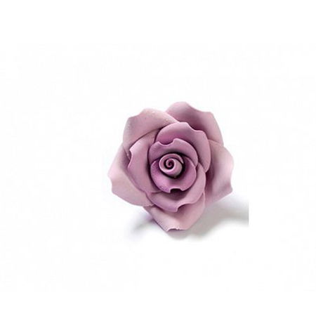 Decoratiuni Comestibile, Decor Tort - Decor Zahar - Trandafiri Lila Ø 5 cm, 24 buc