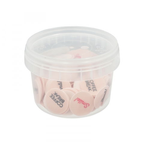 Decoratiuni Comestibile, Decor Tort - Decoruri Comestibile Cappucino Rotund Ø 2.5 cm, 280 buc