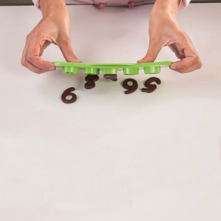 Decupatoare - Bare Decupare cu Extractor Cifre Ø 3.5 cm, Material Plastic, Set 2 Buc