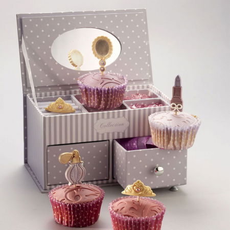 Party Fashion - Decupatoare Plastic cu Extractor Ø 3.3 - 5 cm, Set 4 Buc [6]