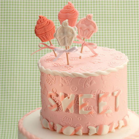 Party Cupcakes - Decupatoare Plastic cu Extractor Ø 3.3 - 5 cm, Set 4 Buc [7]