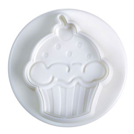 Party Cupcakes - Decupatoare Plastic cu Extractor Ø 3.3 - 5 cm, Set 4 Buc [2]